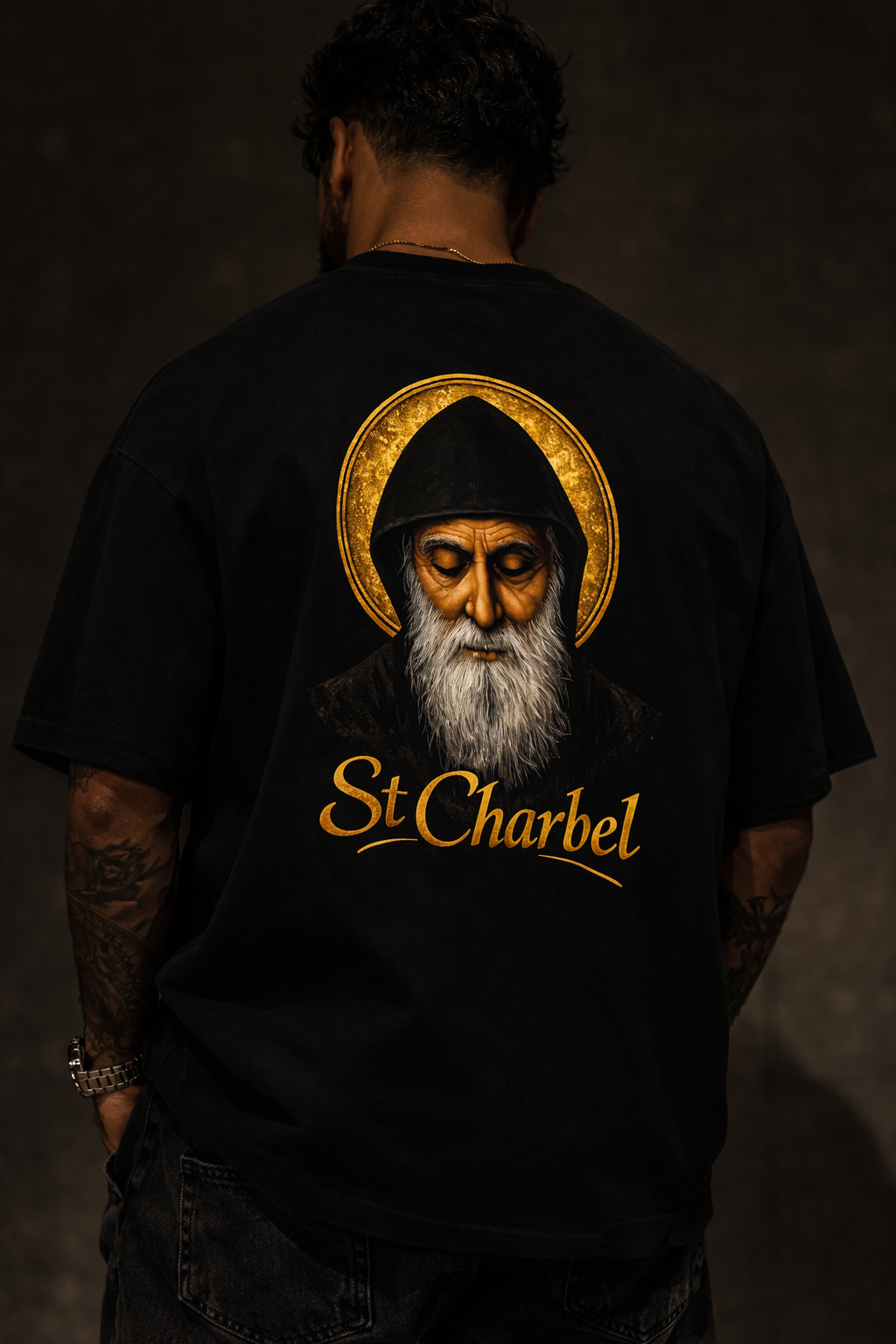 St Charbel T-Shirt – Faith That Endures