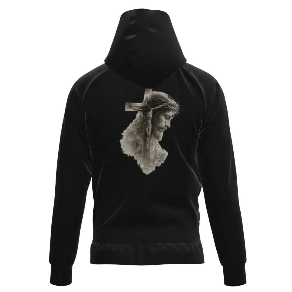 Pierced for Love - Sacred Cross Hoodie