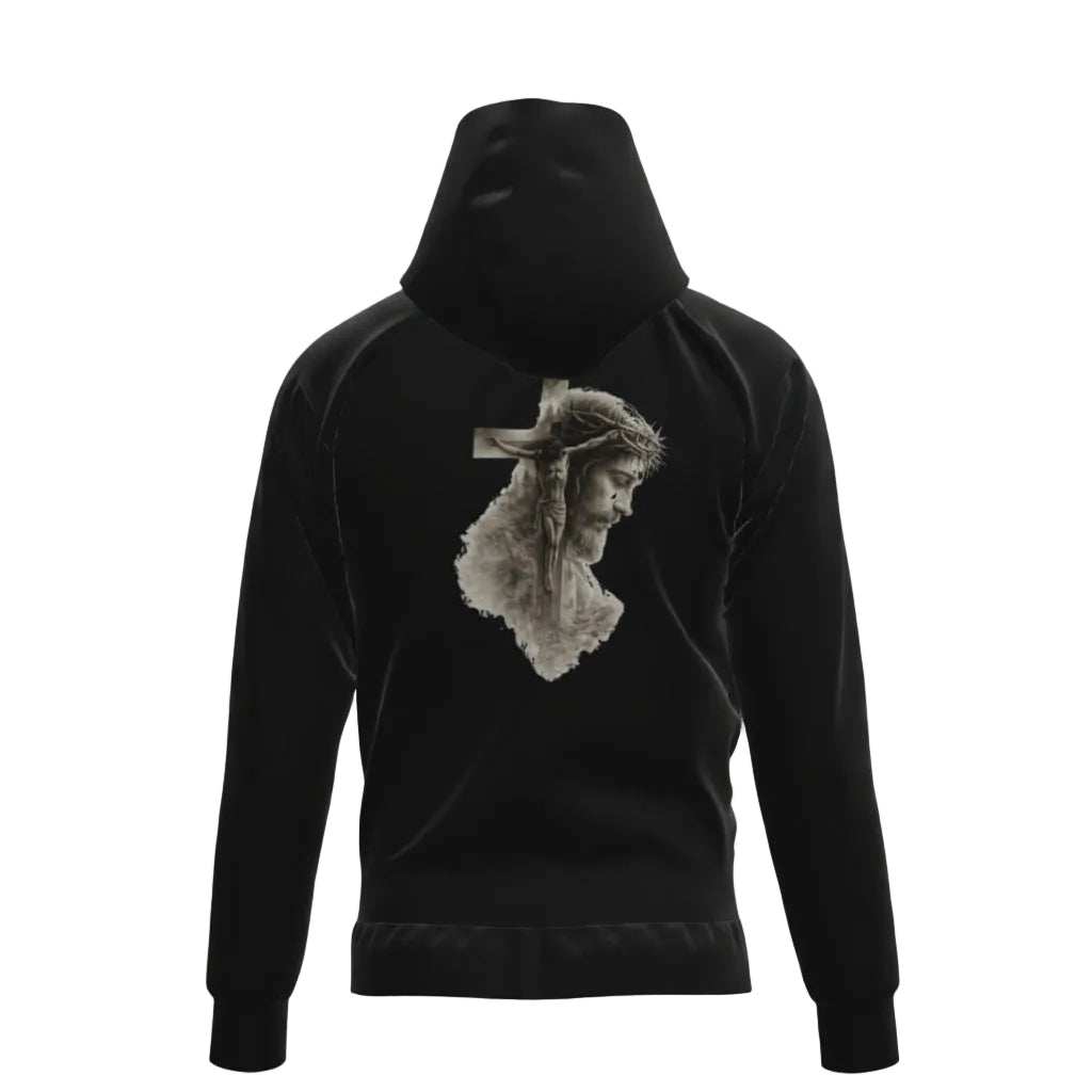 Pierced for Love - Sacred Cross Hoodie