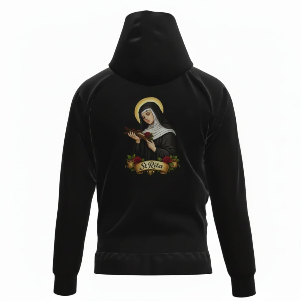 St Rita Hoodie - Patron Saint of the Impossible