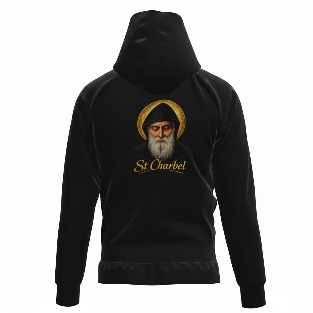 St Charbel Hoodie – Faith That Endures
