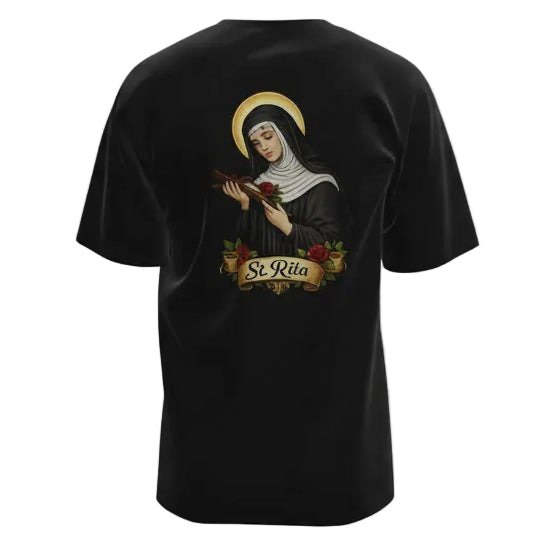 St Rita T-Shirt – Patron Saint of the Impossible